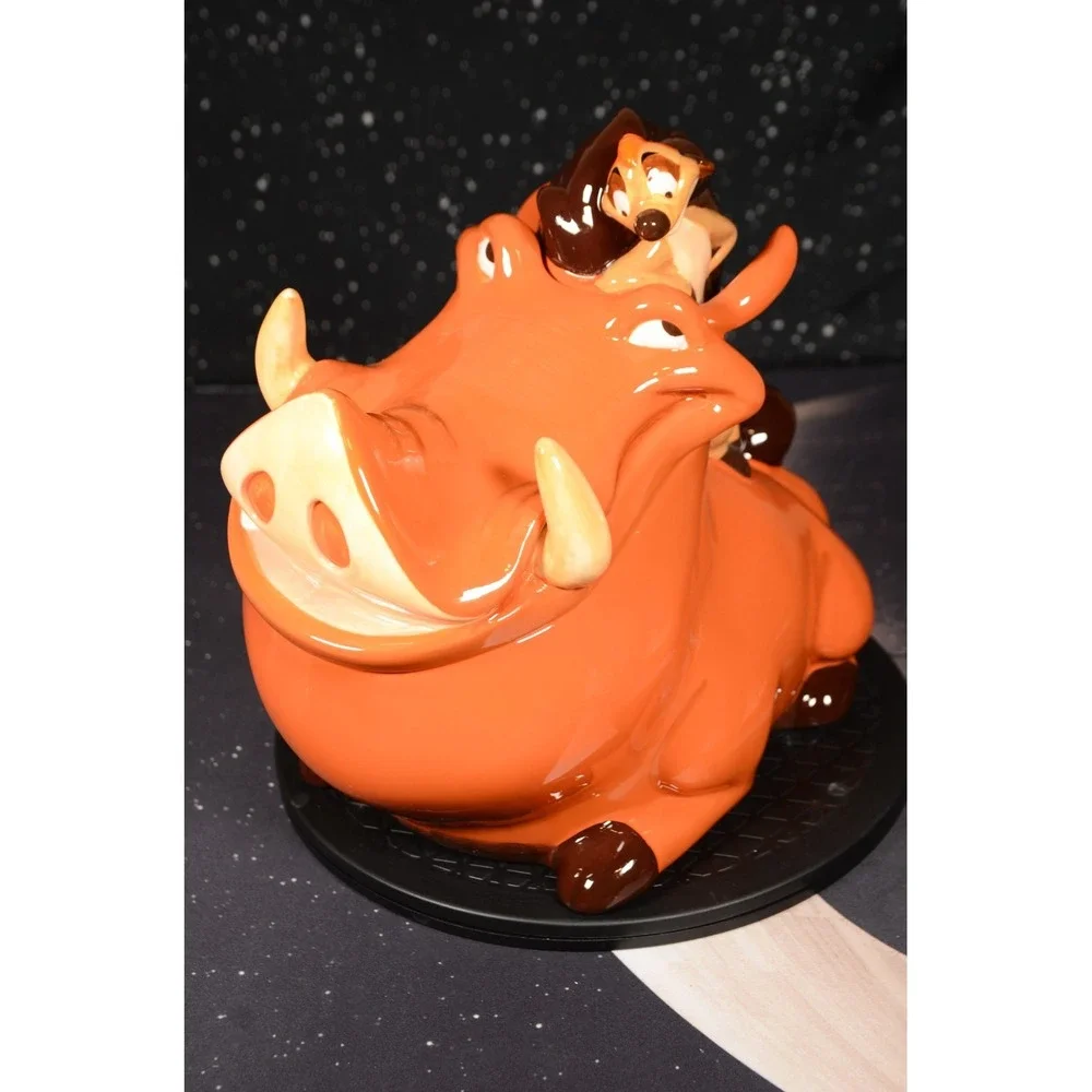 RARE Disney Auctions Pumbaa & Timon Limited Edition 350 Made‎ Cookie Jar BOX